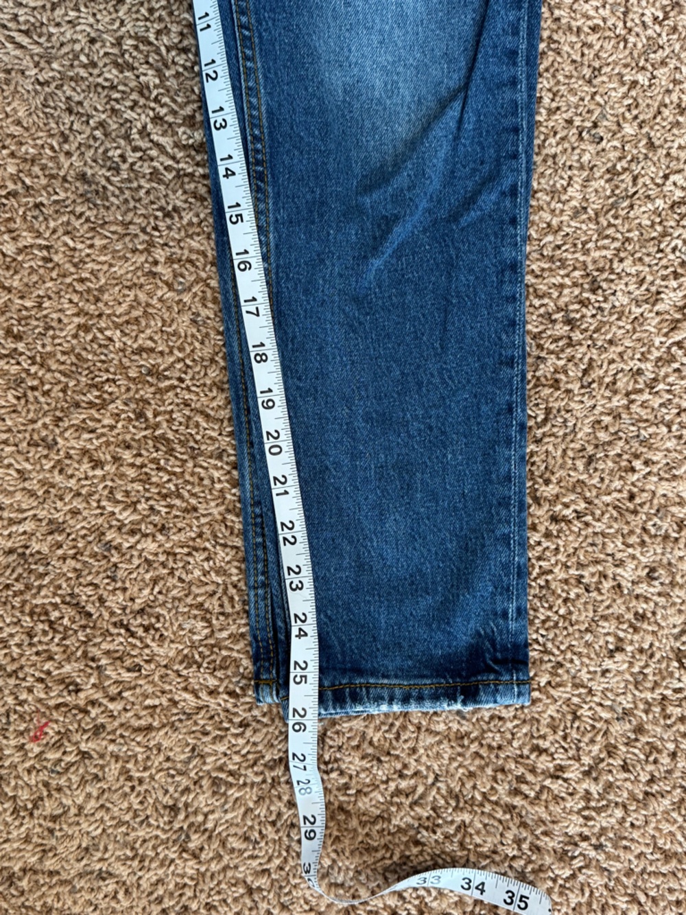 MNG Denim 'MOM' High-Rise Jeans in Classic Blue Size 4 - Picture 6 of 7